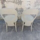 Pair of baumann chairs seagull model
