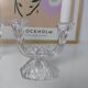 Glass candle holder