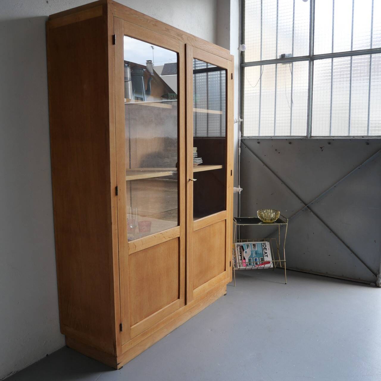 Bibliothèque vitrine vaisselier