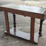 Console/bureau/dessous cuir/19 ème siècle