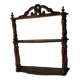 Wooden wall shelf