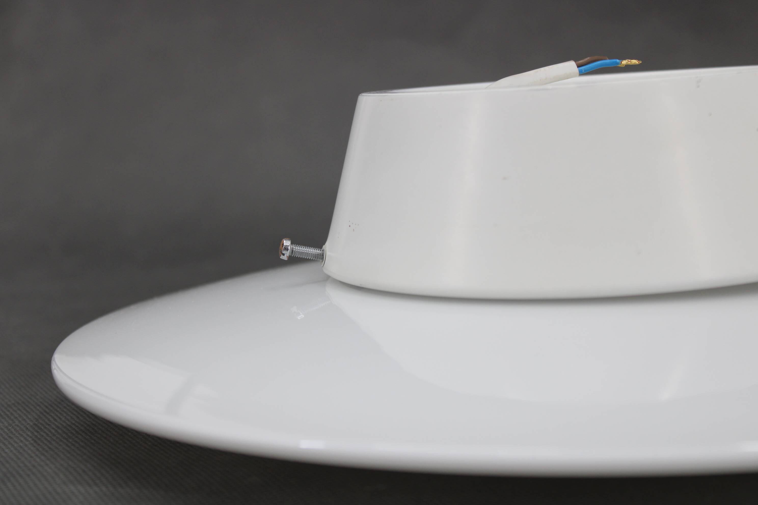 1970s Pair of Arne Jacobsen 'Eklipta' Wall or Ceiling Light for Louis Poulsen, Denmark