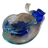 Decoration that can be used as a pocket emptier or centerpiece, inspired by Murano style.