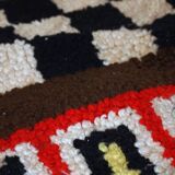 Tapis Moderne Vintage Français, Années 1960, Élégance et Design Unique