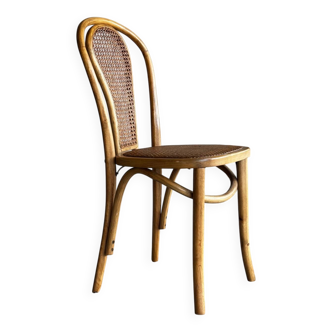 Vintage bentwood bistro chair with caning – Thonet style