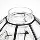 Beautiful 1970s Limburg glass ceiling lamp in octagon shape
