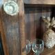 Patinated wall cabinet 2 doors