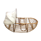 Baby wicker cradle