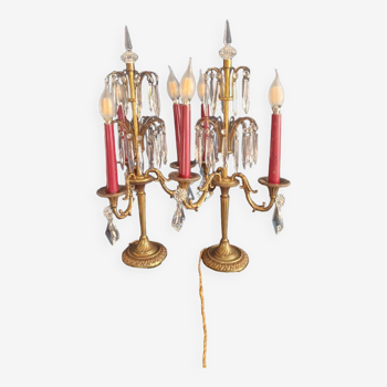 Paire de chandelier dit girandolle