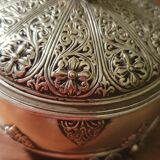 Boite, vide poche en bronze argenté F. Barbedienne, XIXème s.