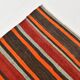 6x9 Red Brown Mid Century Modern Vintage Rug, 191x274Cm