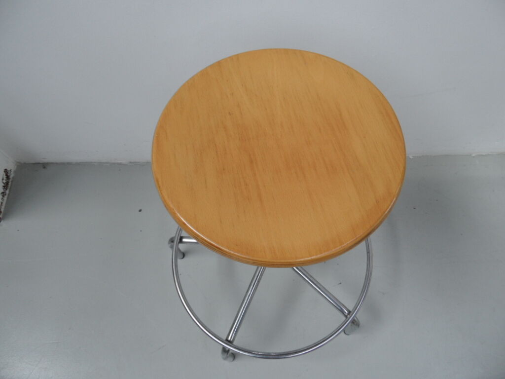 Vintage industrial adjustable stool