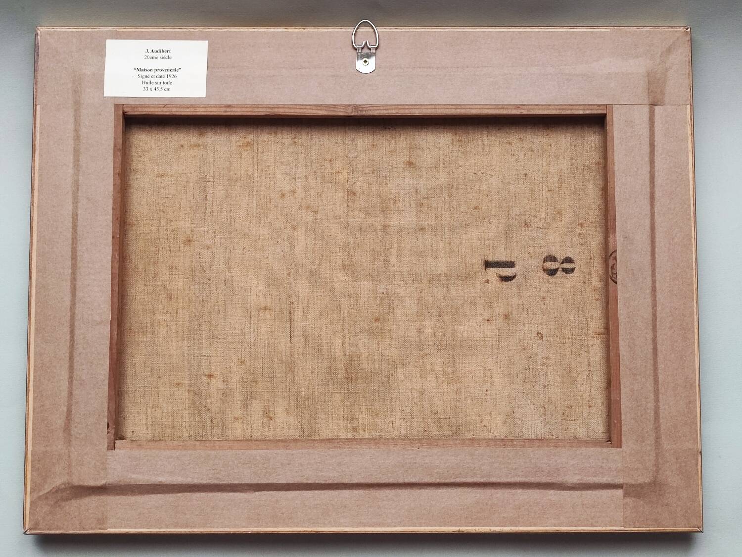 Paire de peintures à l'huile