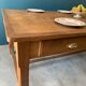 Farm table with 6 drawers