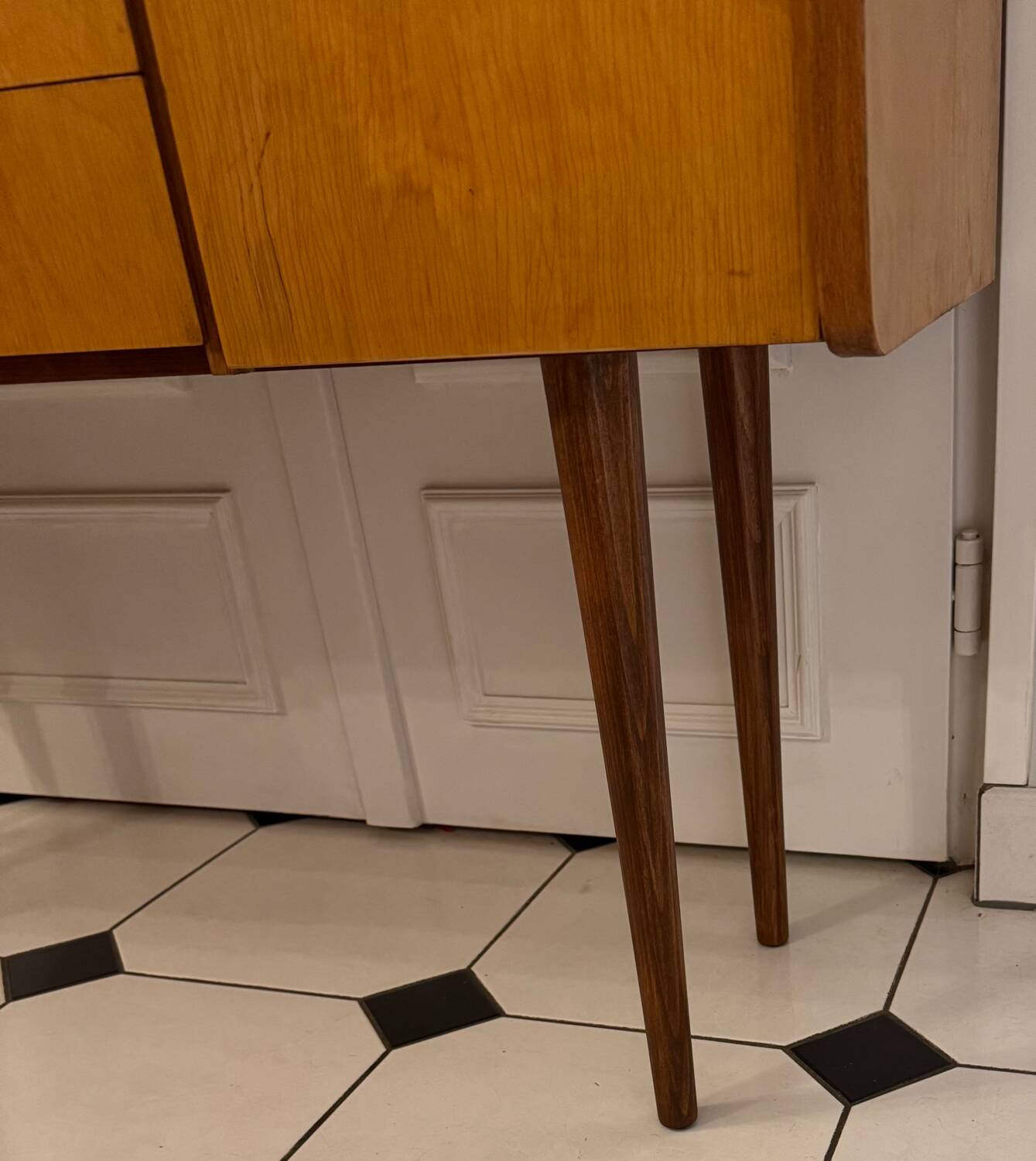 Vintage Scandinavian console sideboard