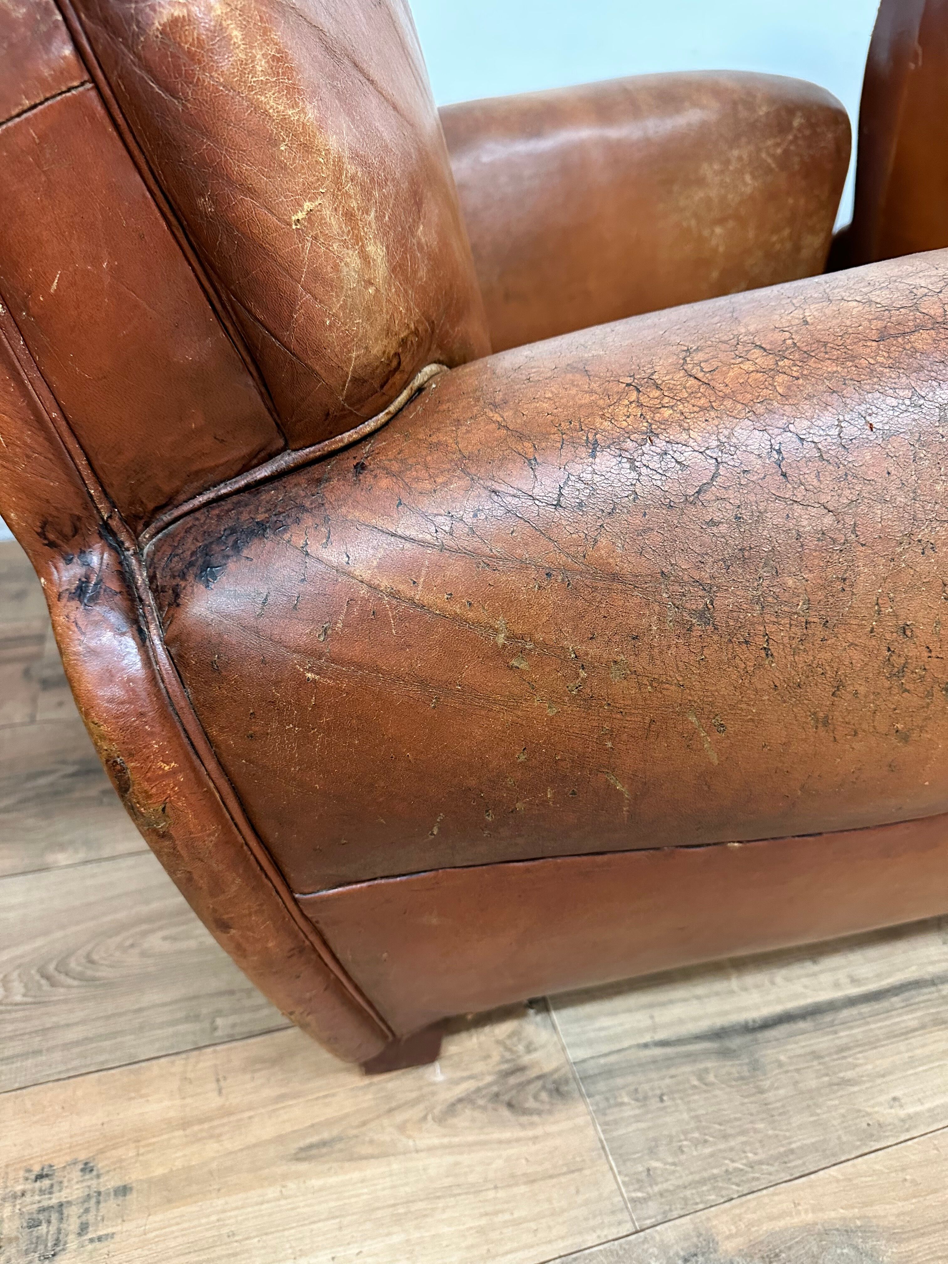 Pair of club chairs