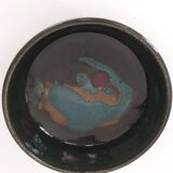 Signed stoneware bowl from Puisaye