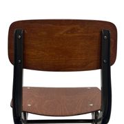 Vintage industrial children's chair, school chair, Dutch design