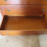 Louis Philippe style chest of drawers in cherry wood