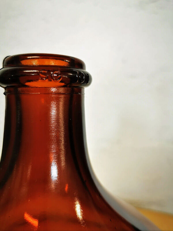 Demijohn10 liters amber