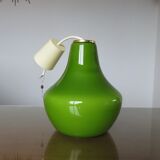 Suspension in green opaline Parscot 1970