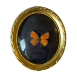 Butterfly under curved frame