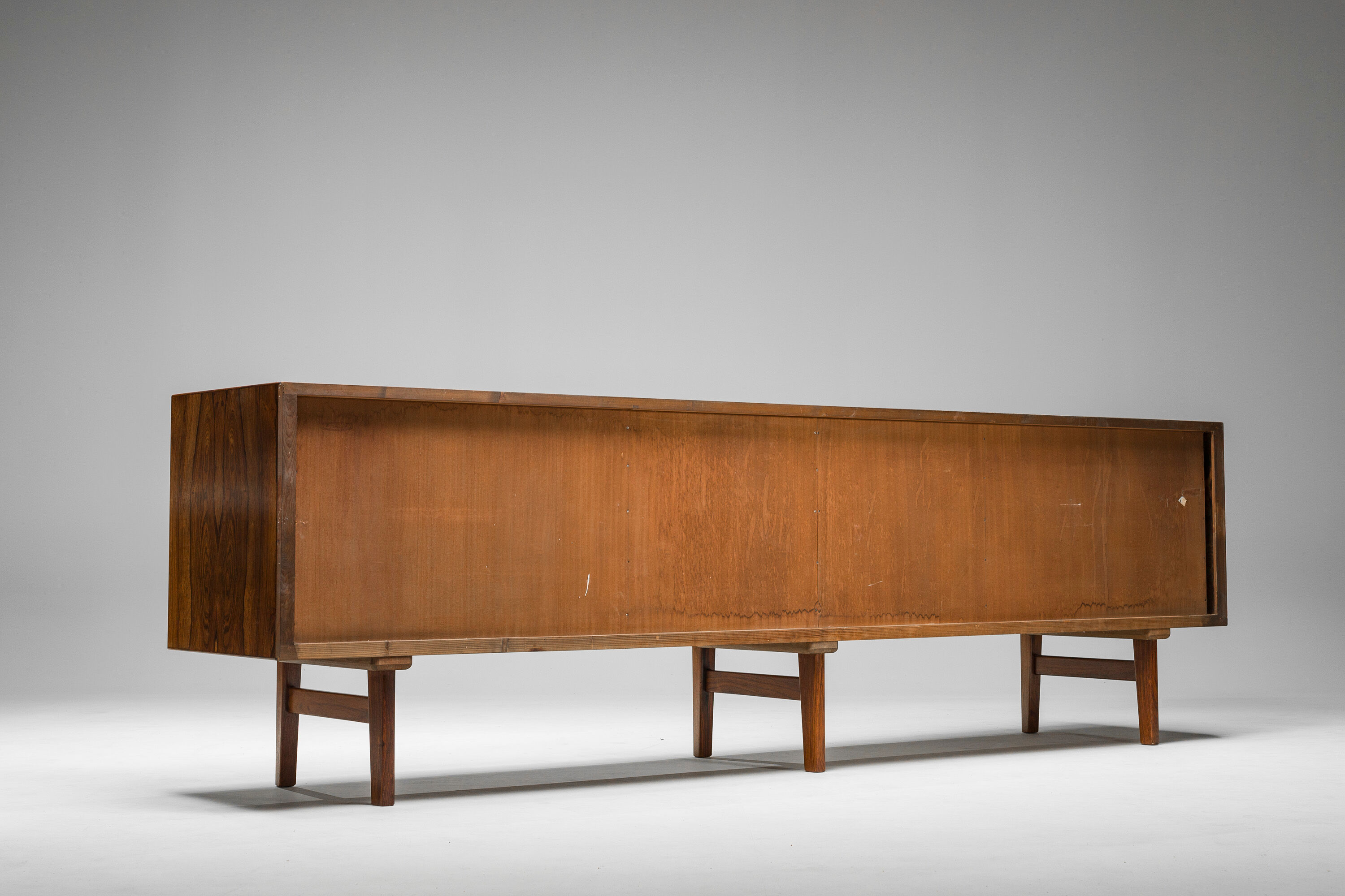 Large Rosewood Sideboard by Henning Kjaernulf for Bruno Hansen, 1950s