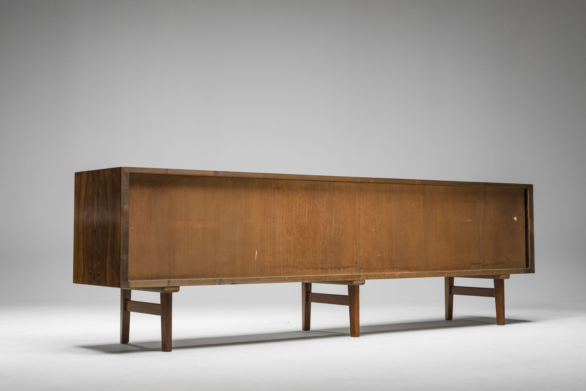 Large Rosewood Sideboard by Henning Kjaernulf for Bruno Hansen, 1950s