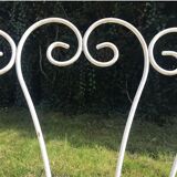 Banc en fer forgé