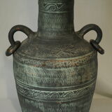 Antique style terracotta water jar, 20th century, Spain