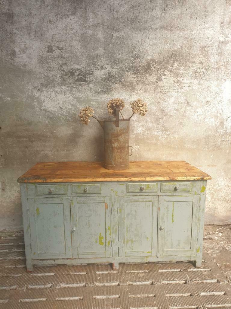 Old kitchen island workbench or sidetable