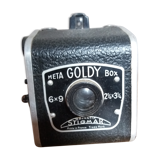 Appareil photo ancien vintage Goldy meta box objectif Stigmar