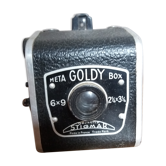 Appareil photo ancien vintage Goldy meta box objectif Stigmar