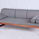 Bauhaus Sofa in Chrome and Beech from Robert Slezak, Czech, 1930s