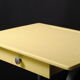 Yellow child office with his stool