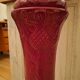 Planter pot on Art Nouveau column in earthenware.