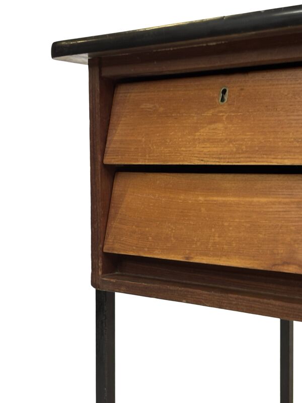 Bureau Mid-Century design Marko Galvanitas Pays-Bas bureau d'enseignant 1960
