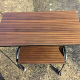 Vintage 50s 60s design rolling serving table