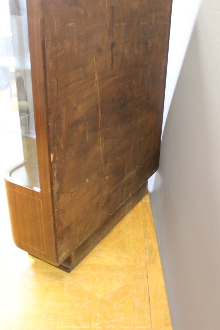 showcase Art deco rosewood