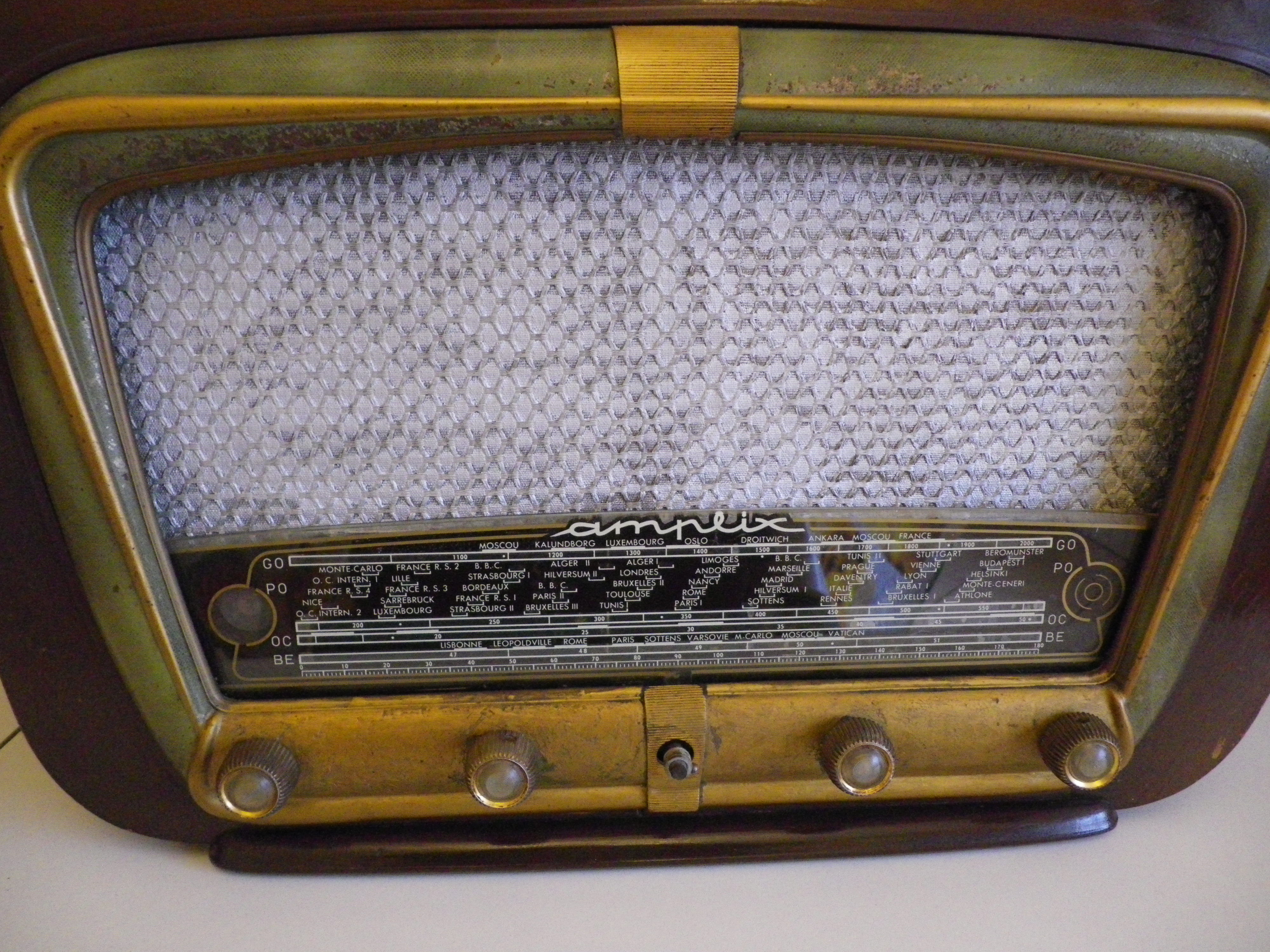 Decoration radio station - Brand Amplix Paris - Fifties