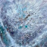 Vintage resin glitter plate