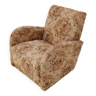 Vintage designed armchair with wheels, Czechoslovakia, 1950s.