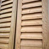 Pair of old shutters