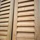Pair of old shutters
