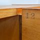 1940s simple design wooden sideboard by UP zavody - Czechoslovakia