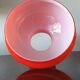 Abat day vintage opaline glass orange 1970