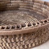 Wicker basket tray