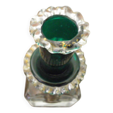 Antique Desk Candlestick from Vallérystal Crystal Factory, 1890s