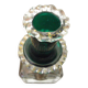 Antique Desk Candlestick from Vallérystal Crystal Factory, 1890s