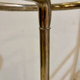 Modernist umbrella stand in chrome tube